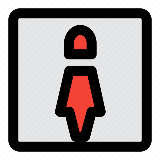 Woman, restroom, toilet, avatar, hospital, medical icon - Download on Iconfinder