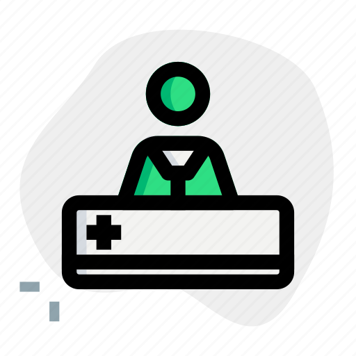 Administrative, desk, service, enquiry, hospital, medical, medicine icon - Download on Iconfinder