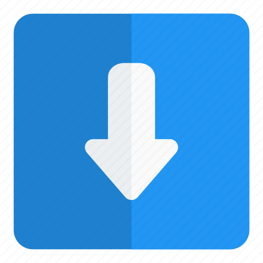 Direction, arrow, down, navigation, hospital, medical, pointer icon - Download on Iconfinder