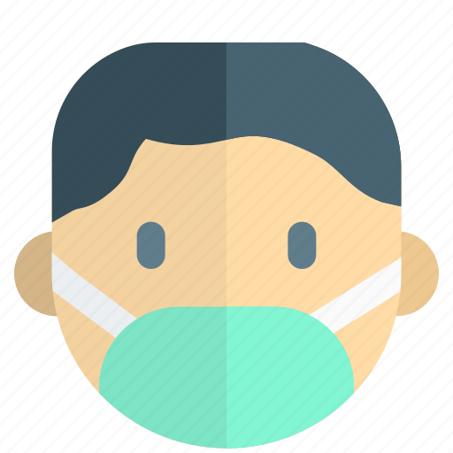 Man, mask, protection, safety, coronavirus, hospital, healthcare icon - Download on Iconfinder