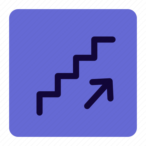 Up, stairs, direction, healthcare, department, hospital, facility icon - Download on Iconfinder