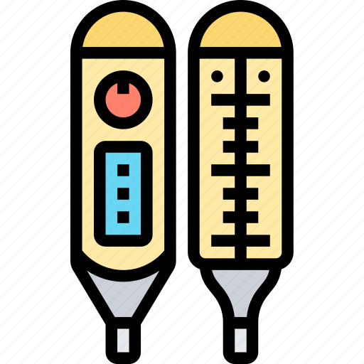 Thermometer, temperature, measure, fever, diagnostic icon - Download on Iconfinder
