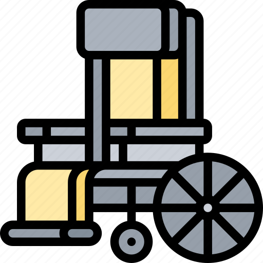 Wheelchair, handicap, disable, patient, injury icon - Download on Iconfinder