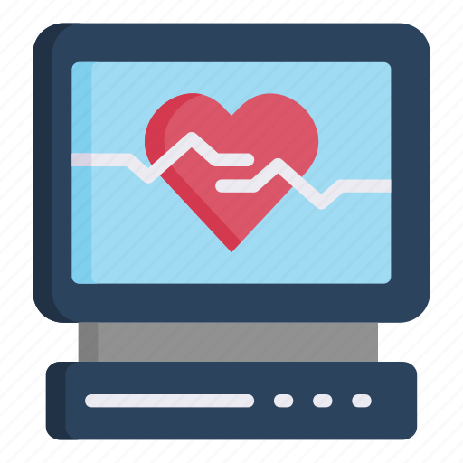 Monitor, life, beat, electrocardiogram, rhythm, cardiology, wave icon - Download on Iconfinder
