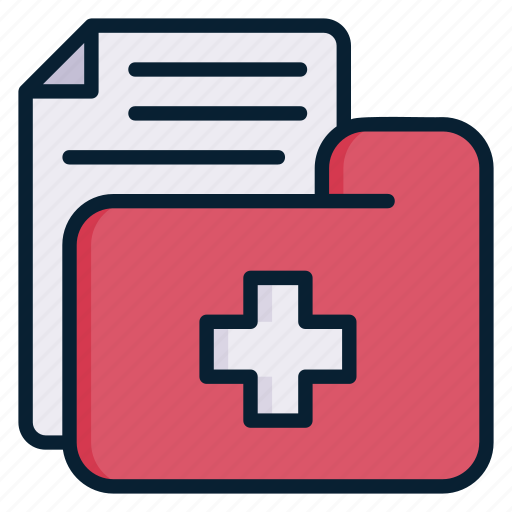 Medical, document, folder, health, paper, hospital, healthcare icon - Download on Iconfinder