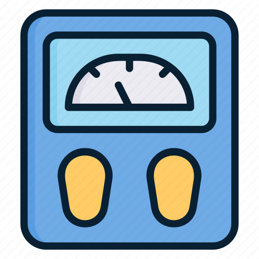 Weight, health, diet, scale, measure, body icon - Download on Iconfinder