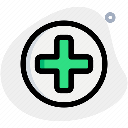 Hospital, circle, medical, plus, healthcare icon - Download on Iconfinder