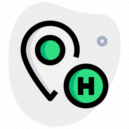 Hospital, location, medical, healthcare icon - Download on Iconfinder