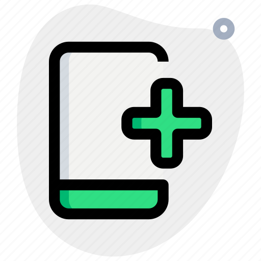 Hospital, mobile, medical, plus, healthcare icon - Download on Iconfinder