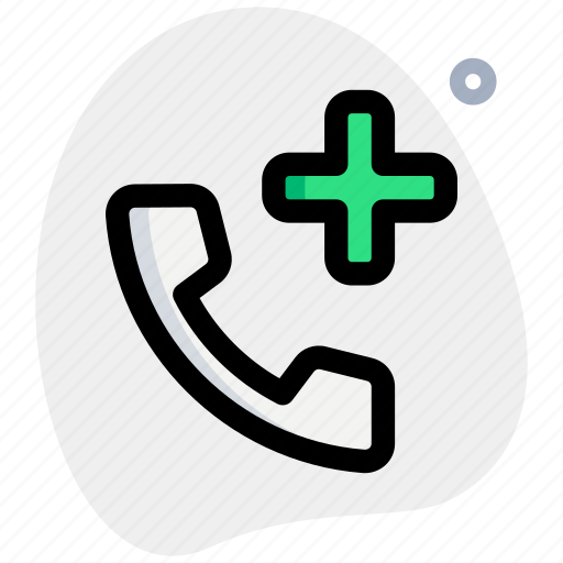 Hospital, phone, medical, plus icon - Download on Iconfinder