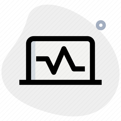 Pulse, laptop, medical, hospital icon - Download on Iconfinder