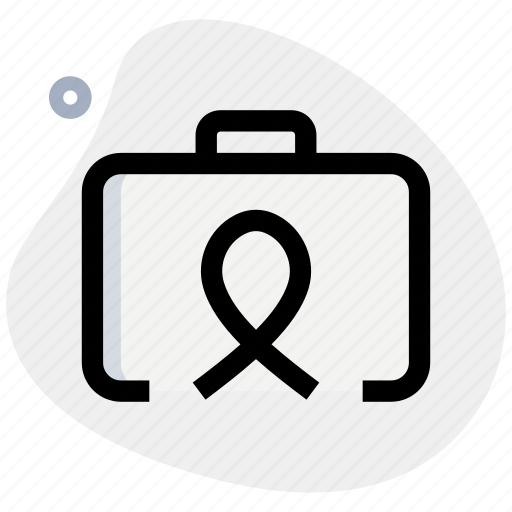 Ribbon, suitcase, medical, hospital icon - Download on Iconfinder
