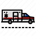 ambulance, car, transport, van