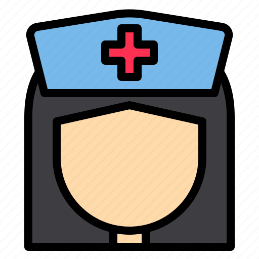 Horizontal, hospital, indoors, medical, nurse, scrubs, talking icon - Download on Iconfinder