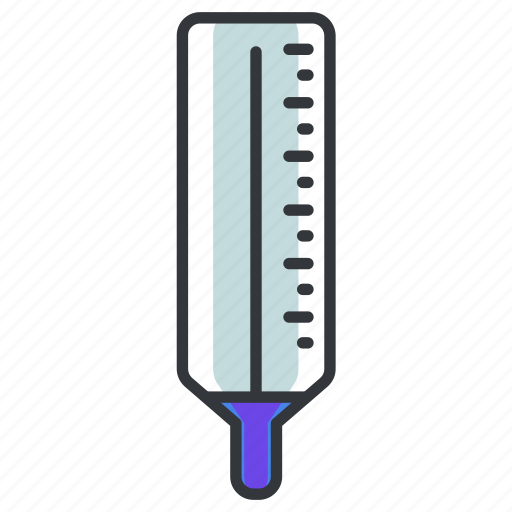 Thermometer, equipment, hospital, measure, temperature icon - Download on Iconfinder