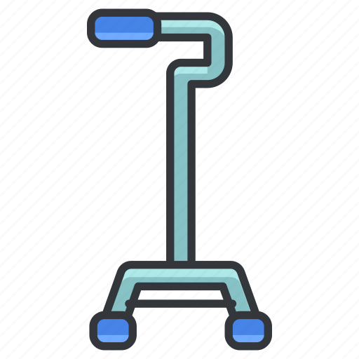 Stick, walking, disabled, healthcare, hospital, medical, patient icon - Download on Iconfinder