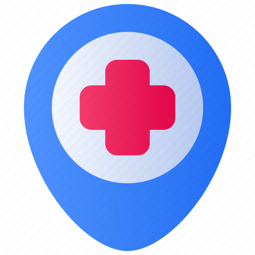 Clinic, health, healthcare, hospital, location, medical, medicine icon - Download on Iconfinder