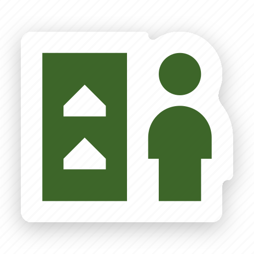 Elevator, upwards, hotel, going up icon - Download on Iconfinder