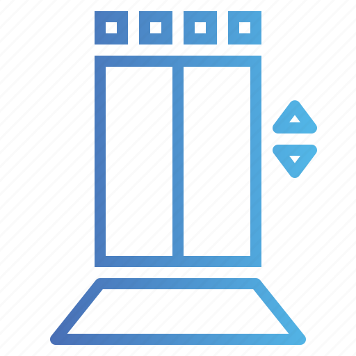 Doors, elevator, lift, miscellaneous icon - Download on Iconfinder