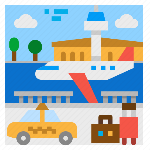 Air, airport, car, tower, traffic icon - Download on Iconfinder