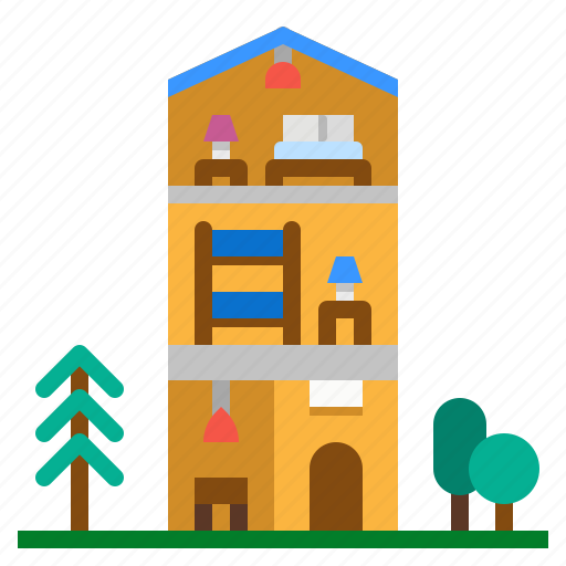 Architecture, buildings, hostel, hotel, vacations icon - Download on Iconfinder