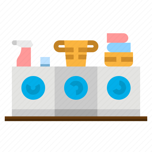 Furniture, household, laundry, machine, washing icon - Download on Iconfinder