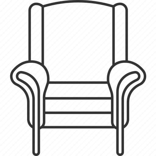Armchair, chair, seat, furniture, lounge icon - Download on Iconfinder