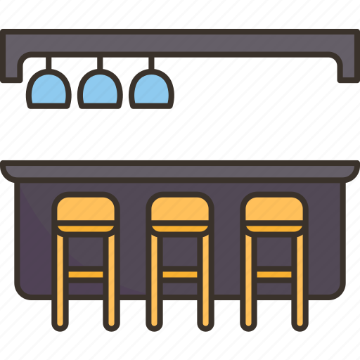 Bar, counter, caf, drink, restaurant icon - Download on Iconfinder