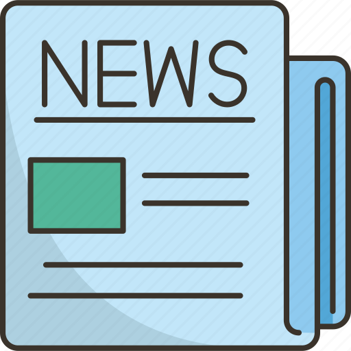 Newspaper, news, update, journal, reading icon - Download on Iconfinder