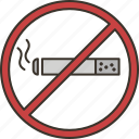 smoking, forbidden, prohibited, zone, area