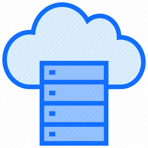 Hosting, server, database, data, cloud, storage, backup icon - Download on Iconfinder