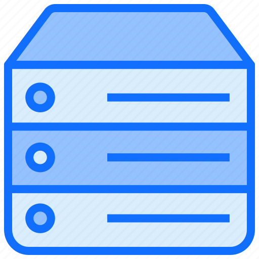 Hosting, server, rack, storage, database icon - Download on Iconfinder