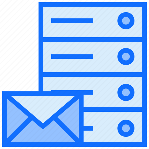 Hosting, server, rack, storage, database, letter, mail icon - Download on Iconfinder