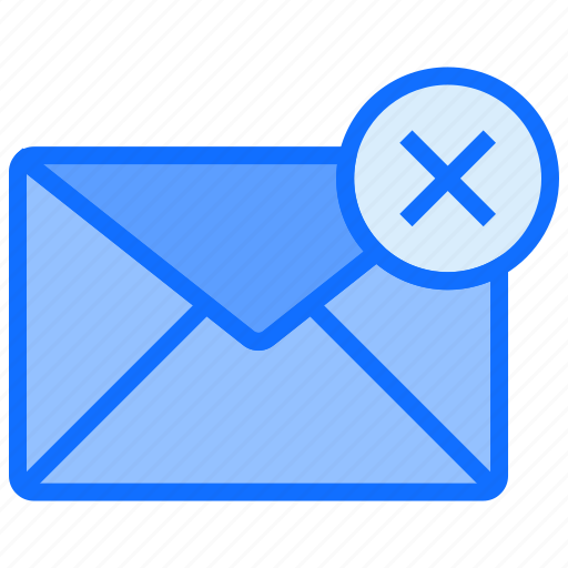 Envelope, letter, email, message, mail, delete icon - Download on Iconfinder