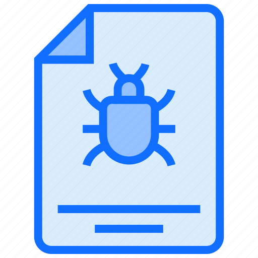 File, virus, bug, insect, format, hack icon - Download on Iconfinder