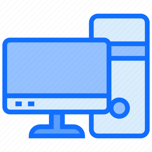 Hosting, server, computer, monitor, cpu, desktop icon - Download on Iconfinder