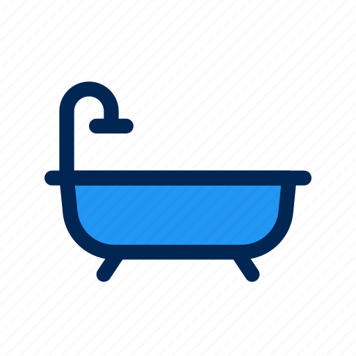 Bathroom, bathtub, facility, hotel, shower icon - Download on Iconfinder