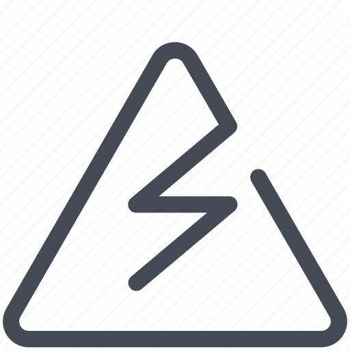 Voltage, electricity, electric, danger, sign, warning, ecology icon - Download on Iconfinder