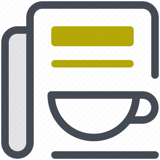 Admin, news, newspaper, report, coffee, journal icon - Download on Iconfinder