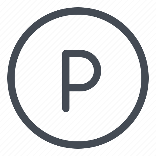 Parking, traffic, area, automobile, sign, road, signaling icon - Download on Iconfinder