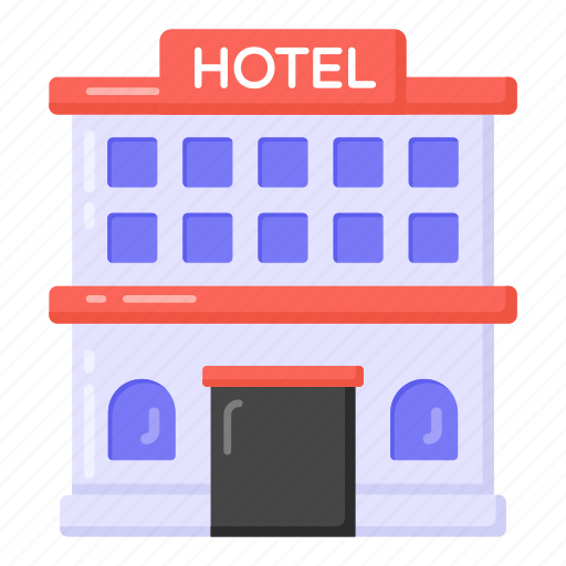 Hotel, motel, inn, building, hotel architecture icon - Download on Iconfinder