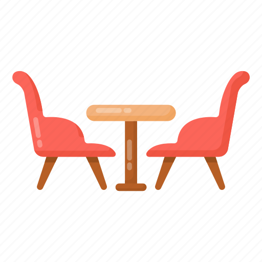 Lounge, hotel lounge, furniture, interior, chairs with table icon - Download on Iconfinder
