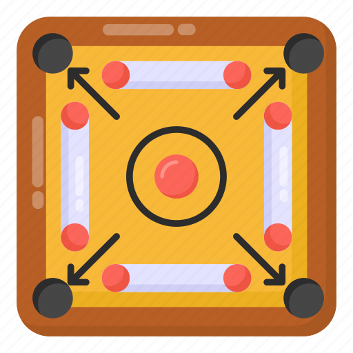 Board game, carrom, sports, entertainment, game icon - Download on Iconfinder