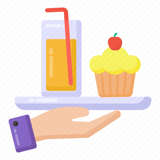 Food service, snacks, waiter service, refreshment, food icon - Download on Iconfinder