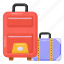 suitcases, luggage, bags, baggage, travel bags 