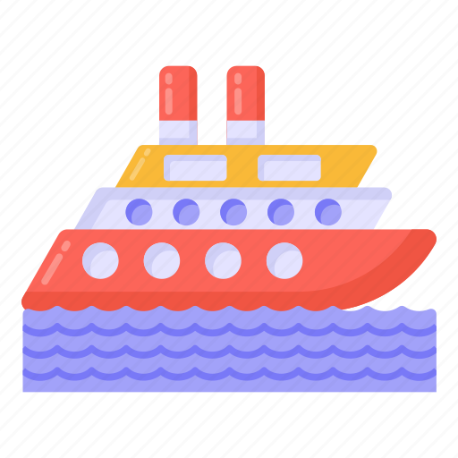 Watercraft, cruise, ship, ferry, travel icon - Download on Iconfinder