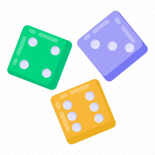 Dice, d6, ludo dice, game equipment, gaming accessory icon - Download on Iconfinder