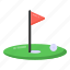 golf, golf arena, golf ground, golf field, golf flag 