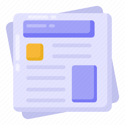 Documents, newspaper, content, files, pages icon - Download on Iconfinder