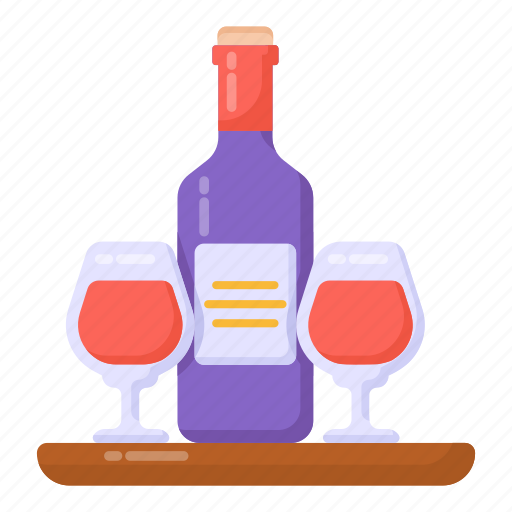 Alcohol, wine drinks, champagne, vodka, bar icon - Download on Iconfinder